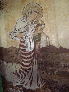 virgen sg barangay mural virgen mary Close-up of the Virgen sg Barangay Mural (Photo by Maricar Dabao)