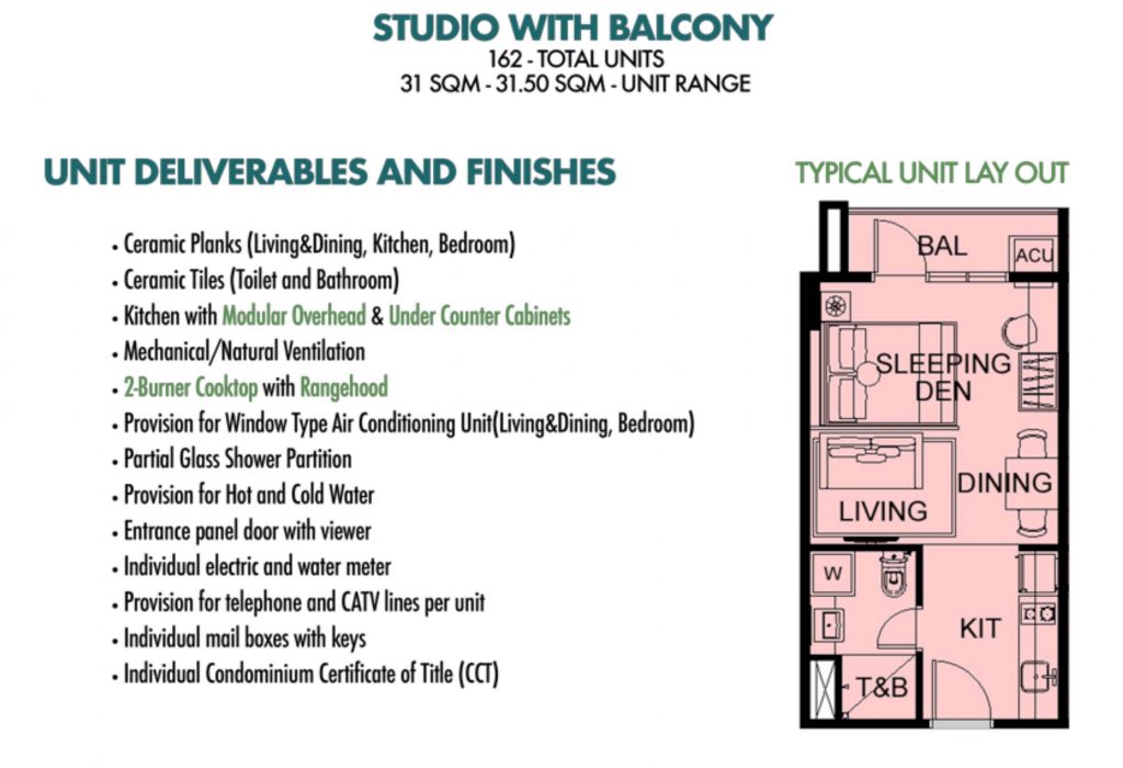 Two Regis Studio with Balcony