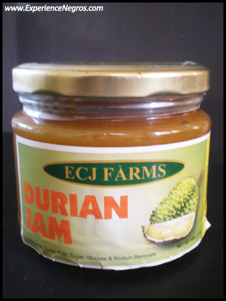 durian, durian jam, ecj farms, negros occidental