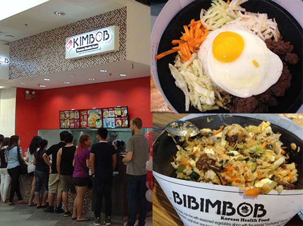 People are lining up for half an hour to savor the Bibimbob of Mr. Kimbob