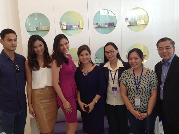 Celebrity guests, SM City Bacolod officers and SkinStation Executives